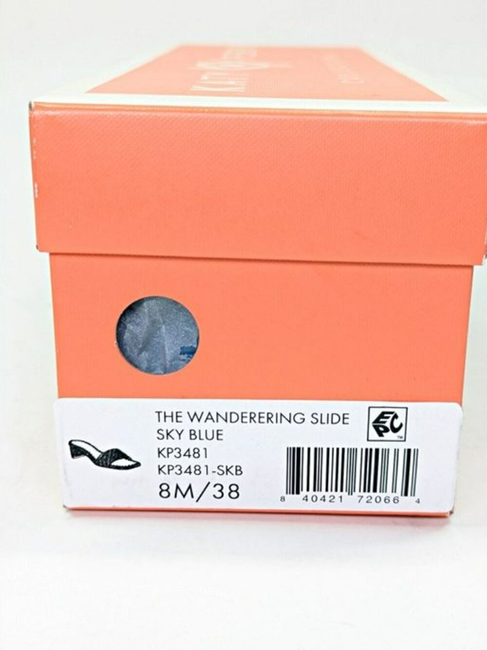 Katy Perry Women's Wanderering Slip-On Sandals Sky Blue Size 8 (MSRP $98) - Picture 9 of 9